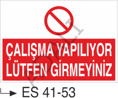 Çalışma Yapılıyor Lütfen Girmeyiniz