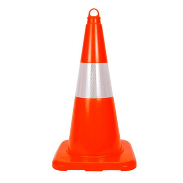Pvc Trafik Konisi 50 Cm Reflektifli Trafik Dubası (ADL12306)