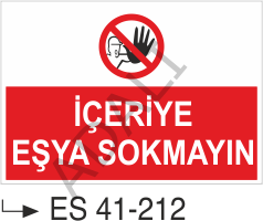 İçeriye Eşya Sokmayın