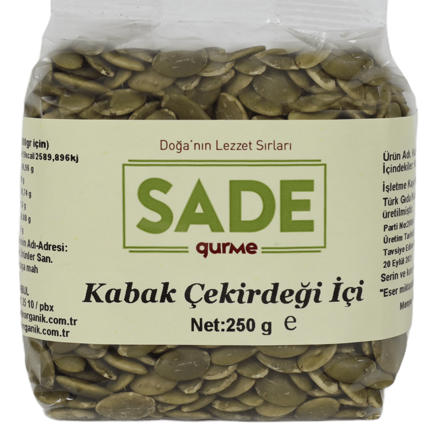 Sade Gurme Kabak Çekirdeği İçi 250 gr