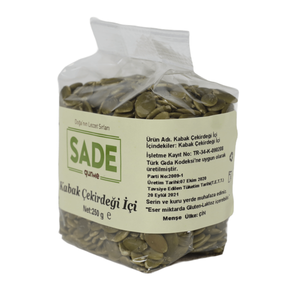 Sade Gurme Kabak Çekirdeği İçi 250 gr