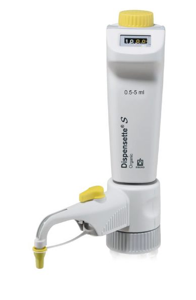 Dispensette, Dijital Organik, Vanalı; 0,5-5 mL