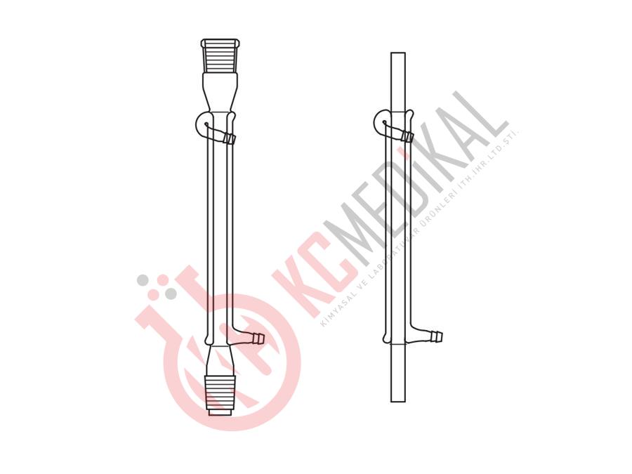 Soğutucu Düz  şilifsiz	300 mm