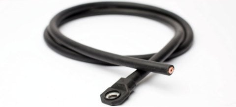 35 mm² x 1,5 Metre Şarj Kablosu Flex Başlı Siyah