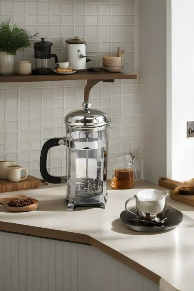 Lüx Gümüş Coffe French Press 350 ml