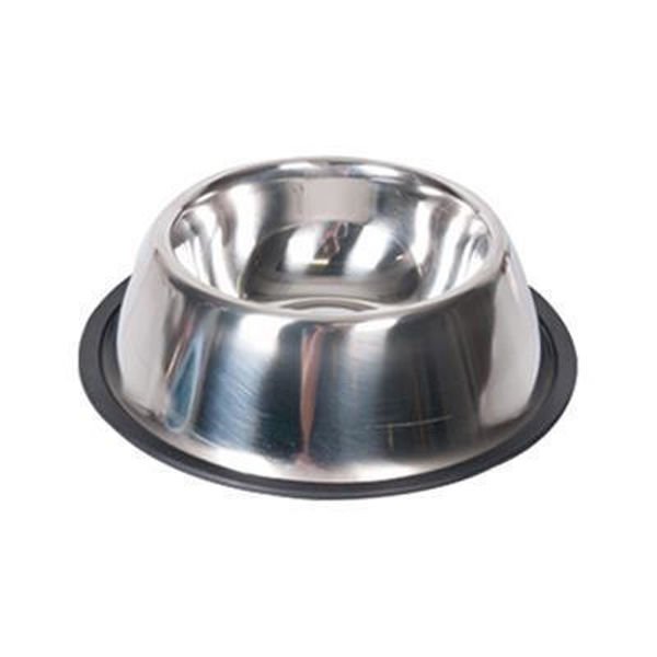 Flamingo Çelik Köpek Mama Kabı Kaymaz Tabanlı 2330 Ml 25 Cm