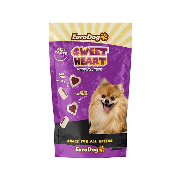 Euro Dog Sweet Heart Kuzu Etli Köpek Ödül Maması 100 Gr