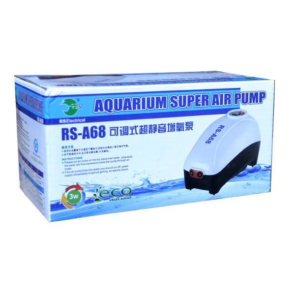 RS Akvaryum Hava Motoru 2 Çıkışlı 3W 4 Lt/dk