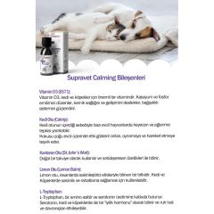 Supravet Calming Anti Stress Kedi ve Köpekler için Sıvı Sakinleştirici Damla 100 Ml