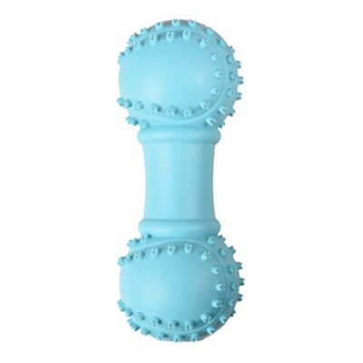 Flamingo Scrum Dumbell Köpek Oyuncagı Mavi 10 Cm