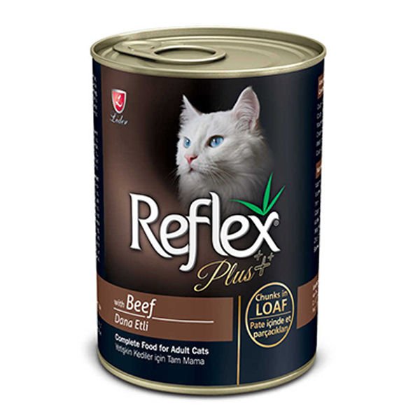 Reflex Plus Beef Dana Etli Konserve Yetişkin Kedi Maması 400 Gr
