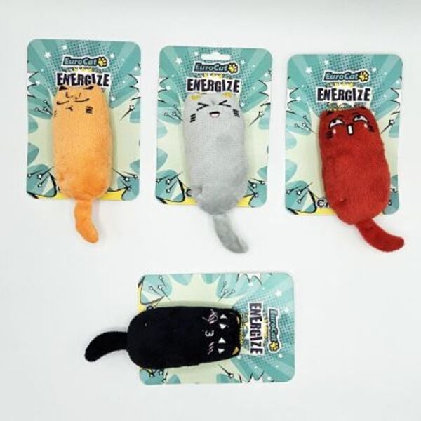 Euro Cat Mimikli Peluş Kedi Oyuncağı Renkli Large