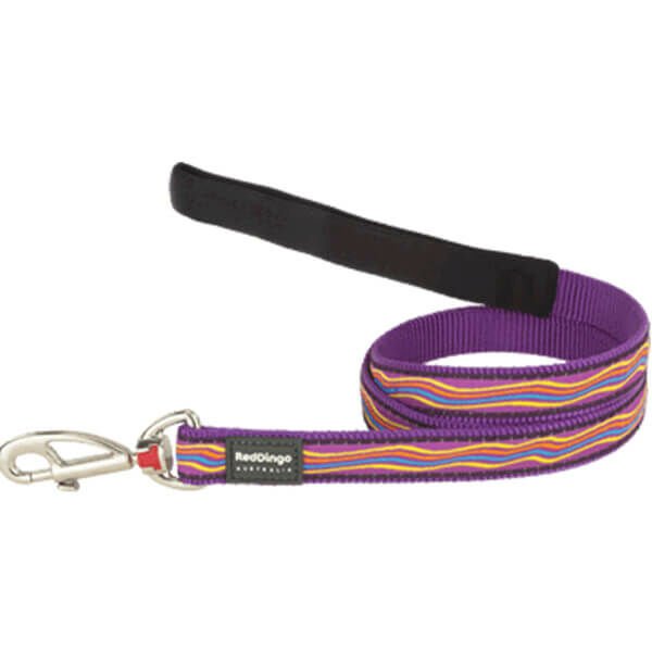 Red Dingo Dreamstream Desenli Köpek Uzatma Tasması Mor 20 Mm