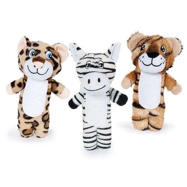 Karlie Peluş Leopar Köpek Oyuncağı Kahverengi 23 Cm