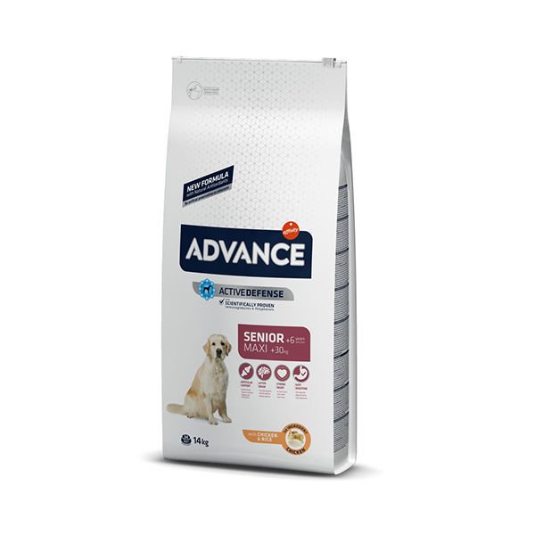 Advance Senior Maxi Tavuklu Büyük Irk Yaşlı Köpek Maması 14 Kg