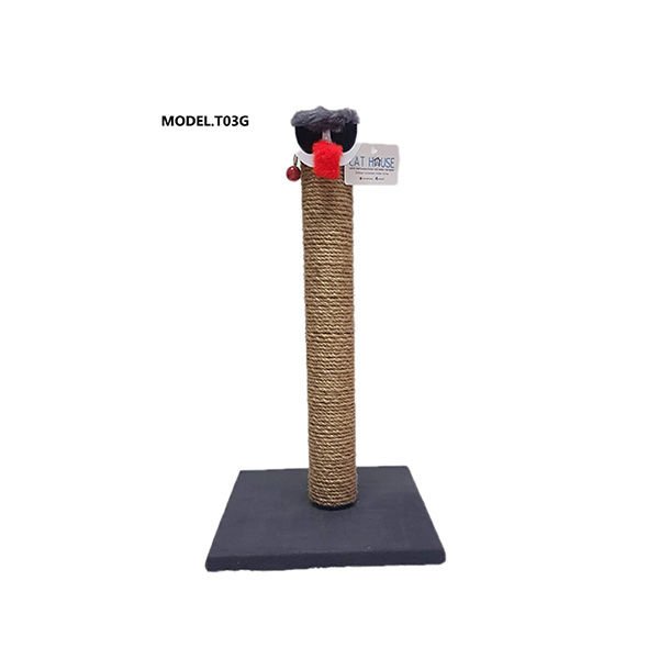 Cat Hause T03 Palyaço Kedi Tırmalama Tahtası Gri 54 Cm