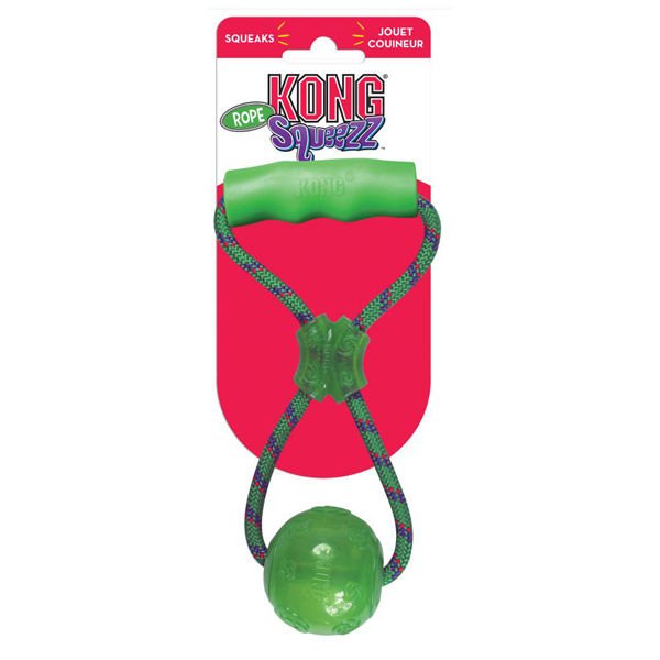 Kong Tutamaçlı Sesli Top Köpek Oyuncağı Medium 27 Cm