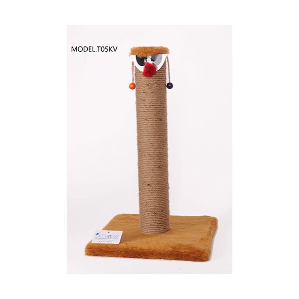 Cat Hause T05 Kalın Palyaço Kedi Tırmalama Tahtası Kahverengi 60 Cm