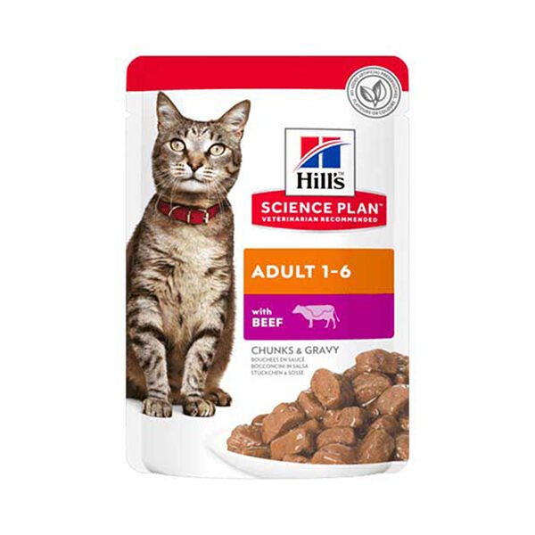 Hills Biftekli Pouch Konserve Yetişkin Kedi Maması 85 Gr