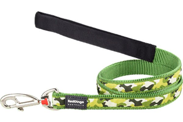Red Dingo Kamuflaj Köpek Uzatma Tasması Yeşil 12 Mm