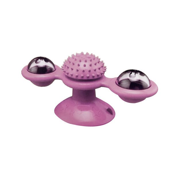 Ebi Kedi Oyuncağı Vantuzlu Yel Değirmeni Pembe