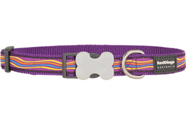 Red Dingo Dreamstream Desenli Mor Köpek Boyun Tasması 20mm