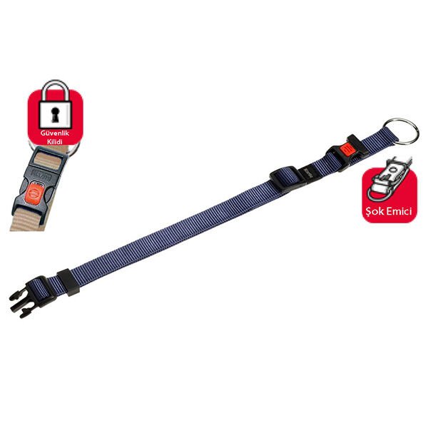 Karlie Kilitli Köpek Boyun Tasması Xsmall Mavi 10 Mm 20-35 Cm