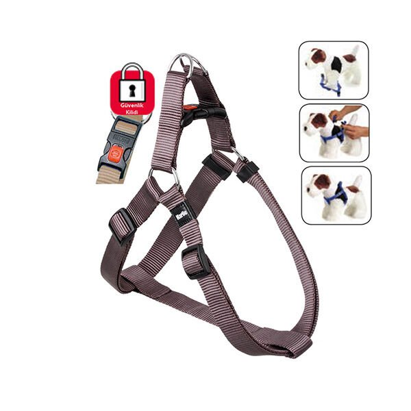 Karlie Basic Köpek Göğüs Tasması Small Kahverengi 35-60 Cm