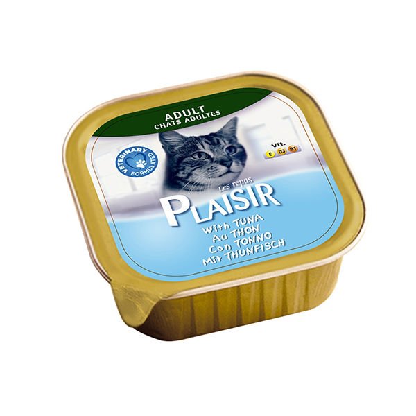 Plaisir Ton Balıklı Pate Konserve Kedi Maması 100 Gr