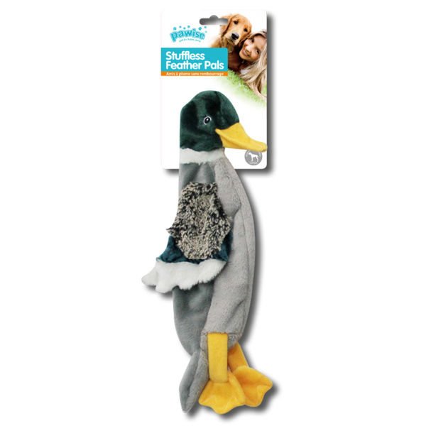 Pawise Stuffless Duck Peluş Köpek Oyuncağı 35 Cm