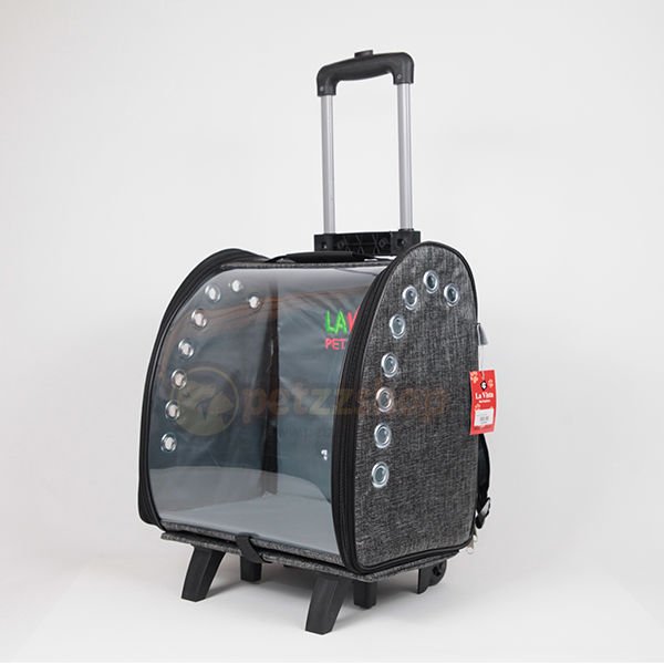 Lavista Kale Valiz Pet Taşıma Çantası Gri 38x26x42h Cm