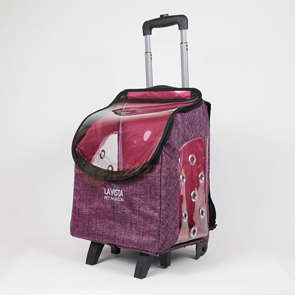 Lavista Valiz Pet Taşıma Çantası Pembe 32x26x42h Cm