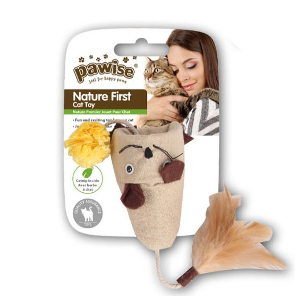 Pawise Keten Fare Kedi Oyuncağı 12.5 Cm