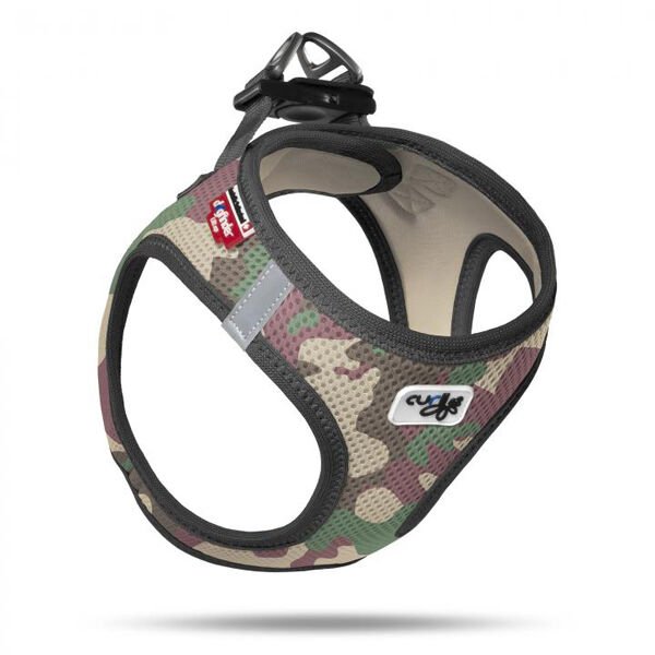 Curli Vest Air-Mesh Köpek Göğüs Tasması Kamuflaj Small 40-45 Cm