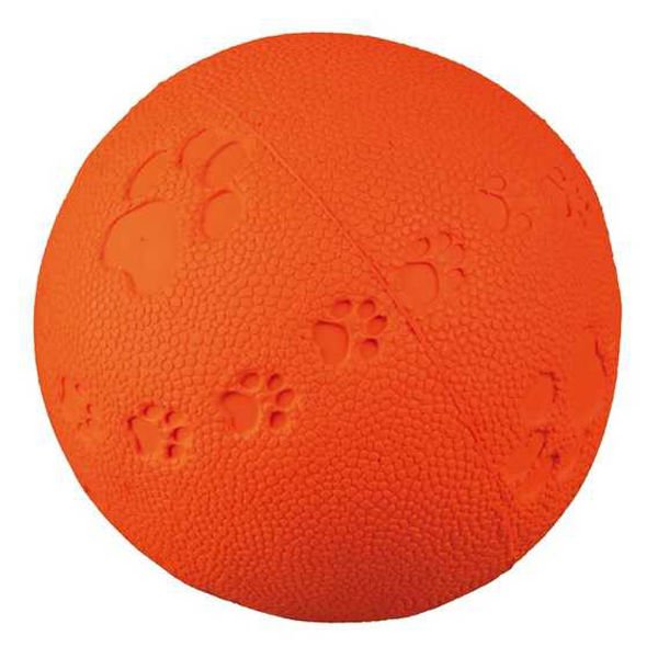 Trixie Doğal Kauçuk Sesli Top Köpek Oyuncağı 9 Cm