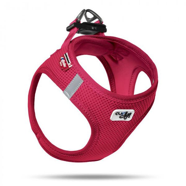 Curli Vest Air-Mesh Köpek Göğüs Tasması Kırmızı Medium 45-50 Cm