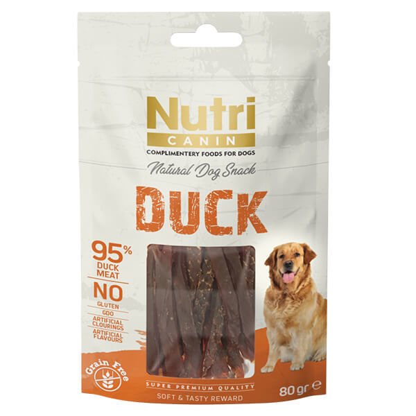 Nutri Canin Ördekli Tahılsız Köpek Ödül Maması 80 Gr