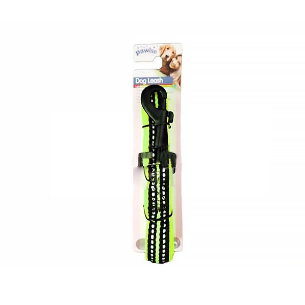Pawise Reflektörlü Köpek Gezdirme Tasması Yeşil 20 Mm 120 Cm