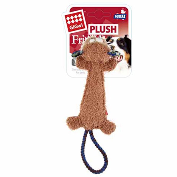 Gigwi Plush Friendz Dayanıklı Diş İpi Maymun Köpek Oyuncağı