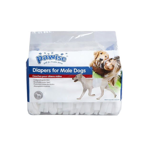 Pawise Yüksek Emişli Kullan At Çiş Bezi Erkek Köpek Beyaz Medium