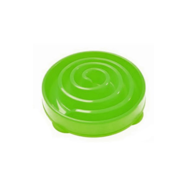 Pawise Dog Swirl Slow Feeder Köpek Mama Kabı Yeşil Large