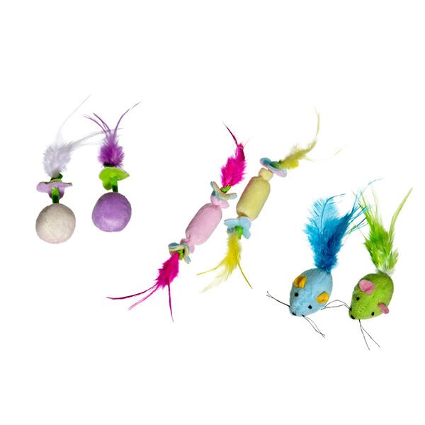 Karlie Catnipli Peluş Kedi Oyuncağı 10 Cm