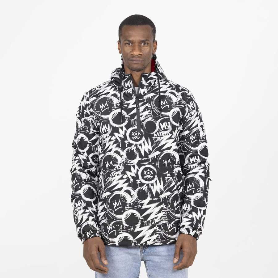 Lindo Dogs People Quantum Unisex Yağmurluk Siyah Beden Medium