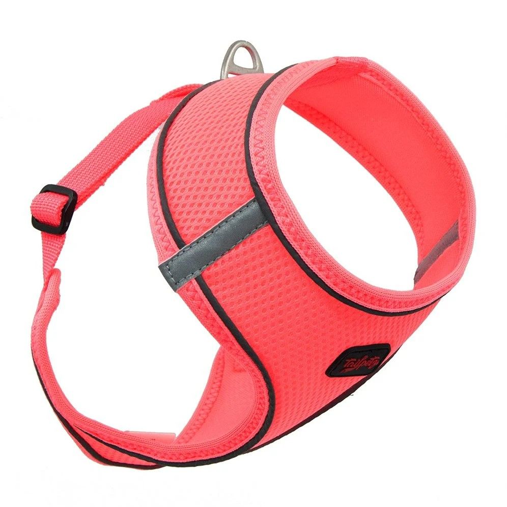 Tailpetz Step İn Harness Göğüs Tasması Small Neon Pembe 26x32-46 Cm