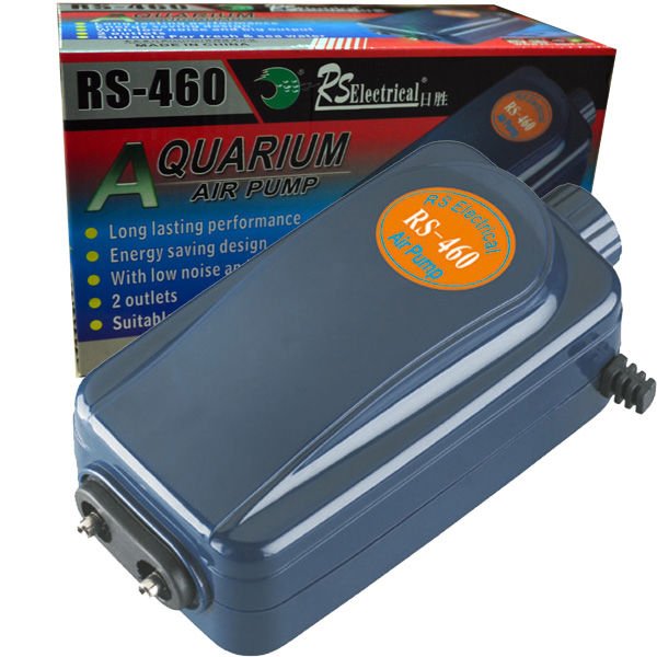 RS Akvaryum Hava Motoru 2 Çıkışlı 4.5W 4.5 Lt/dk