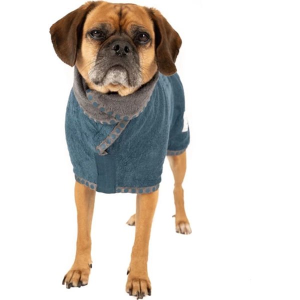 Ruff & Tumble Süper Emici Pamuklu Köpek Bornozu Puantiyeli Xlarge 64-72 Cm
