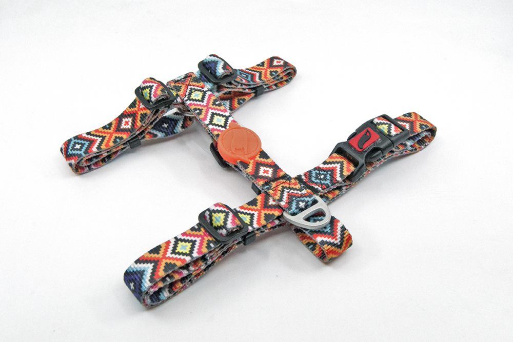 Tailpetz Ethnic Desenli Köpek Göğüs Tasması Large 40-67x62-107 Cm