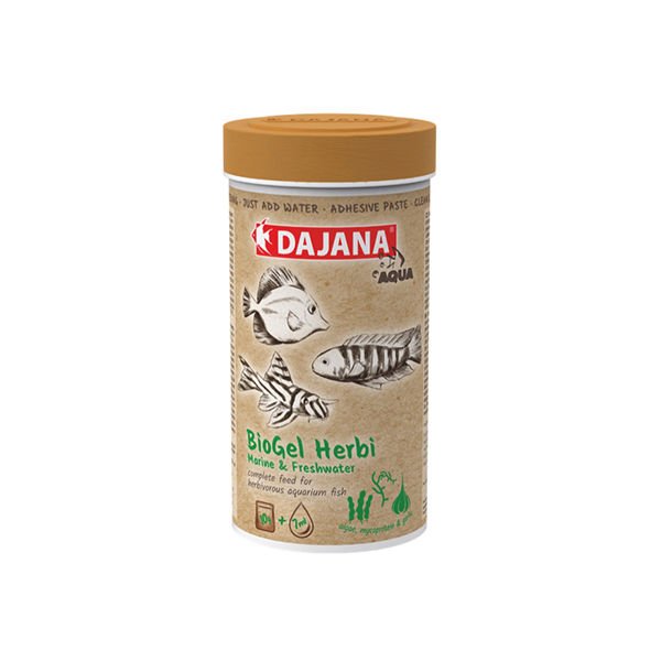Dajana BioGel Jel Yem Herbivore Akvaryum Balık Yemi 50 Gr