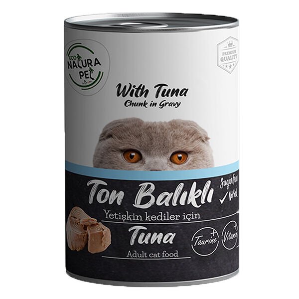 Eco Natura Adult Ton Balıklı Yetişkin Kedi Konservesi 400 Gr