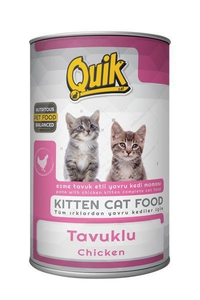 Quik Kitten Tavuklu Yavru Konserve Kedi Maması 400 Gr